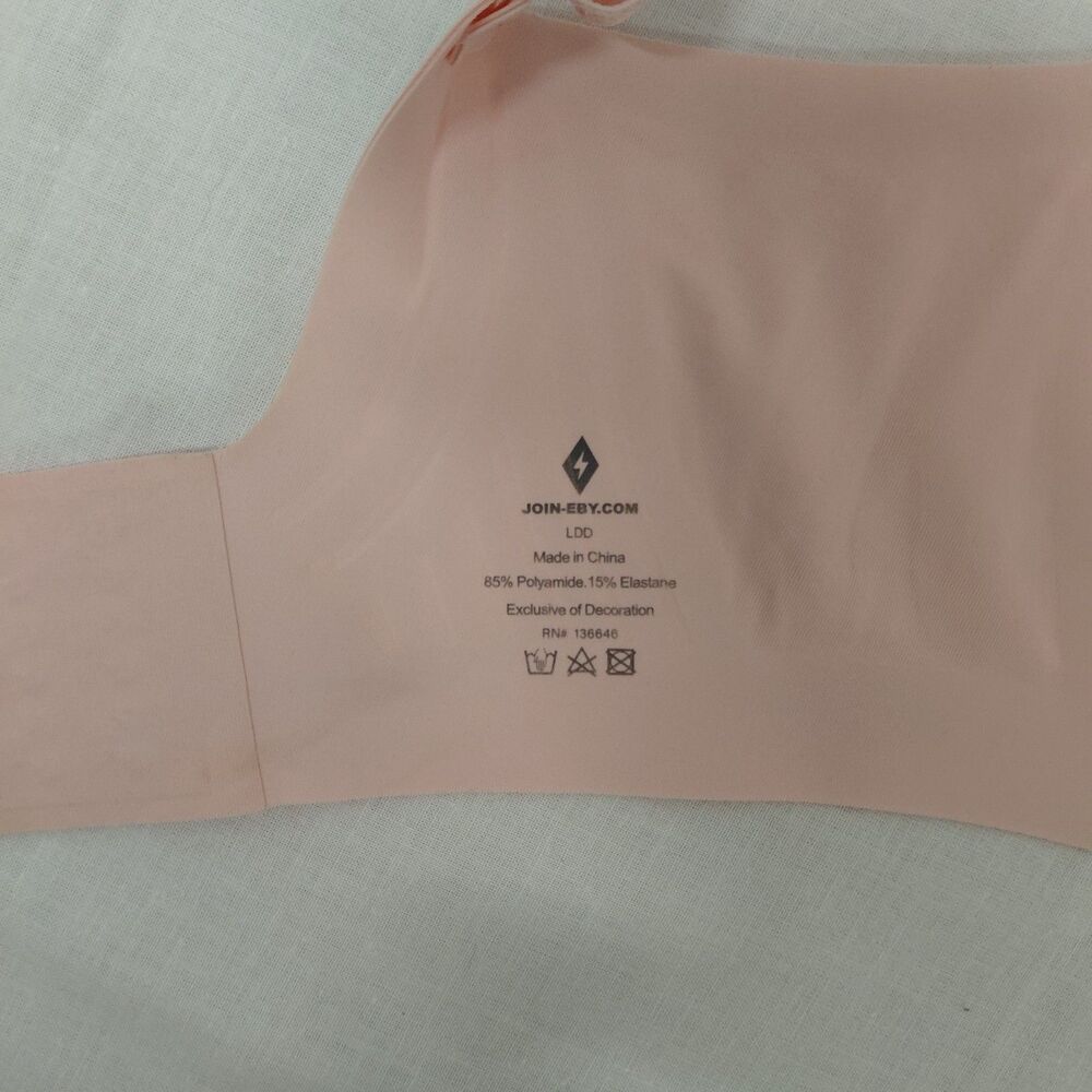 NWOT EBY Relief Bra Shell Pink Sz L DD - Picture 3 of 3